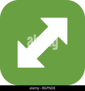 Doppia freccia icona Vettore Illustrazione Vettoriale