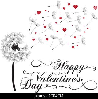 Fiore di tarassaco, vettore Illustrazione Vettoriale