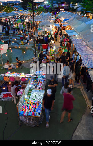 Chillva Markt, Phuket, Tailandia Foto Stock