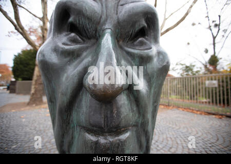 Statua Konrad Adenauer Foto Stock