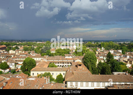 Paesaggio urbano della città di Lucca in Toscana, Italia Foto Stock