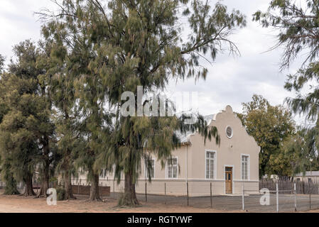 VOSBURG, SUD AFRICA, 1 settembre 2018: una storica sala in Vosburg nel nord della provincia del Capo Foto Stock