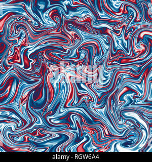 Liquida ad alta risoluzione texture marmo design e colorati di marmorizzazione superficie metallica. Vibrant abstract digital design verniciatura dello sfondo. Foto Stock