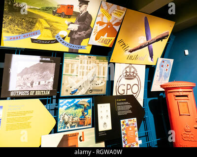 Il Museo postale Londra Royal Mail Sightseeing History Foto Stock