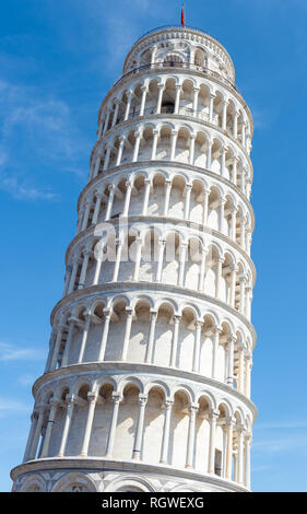 La Torre Pendente di Pisa, Italia Foto Stock
