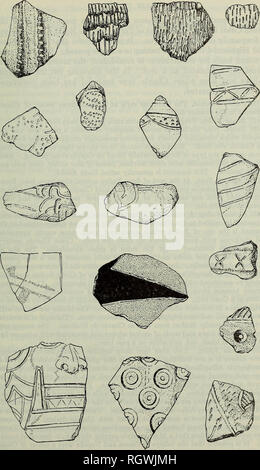 . Bollettino. Etnologia. VOL. 2] archeologia delle Ande Centrali-BENNETT 87. La figura 3-stile Chavm sherds da Chavm de Huantar. (Dopo Bennett, 1944 b, fig. 30.). Si prega di notare che queste immagini vengono estratte dalla pagina sottoposta a scansione di immagini che possono essere state migliorate digitalmente per la leggibilità - Colorazione e aspetto di queste illustrazioni potrebbero non perfettamente assomigliano al lavoro originale. Smithsonian Institution. Ufficio di presidenza di Etnologia americana. Washington : G. P. O. Foto Stock