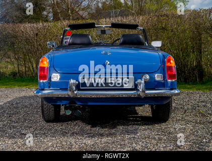 1969 MGC convertibile British Classic Car Foto Stock