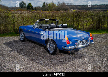 1969 MGC convertibile British Classic Car Foto Stock