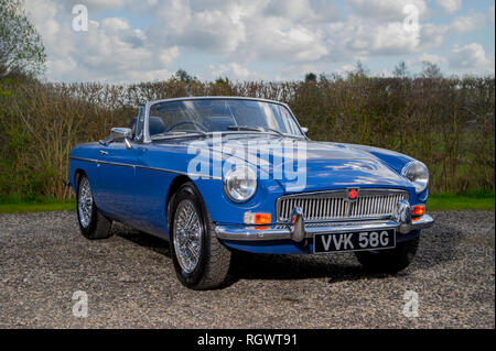 1969 MGC convertibile British Classic Car Foto Stock