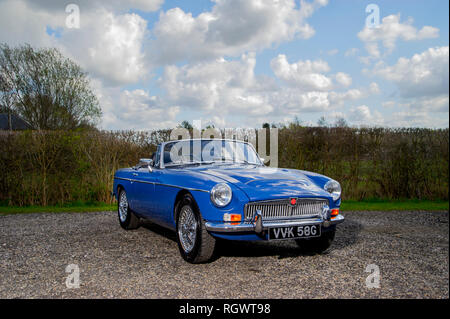 1969 MGC convertibile British Classic Car Foto Stock