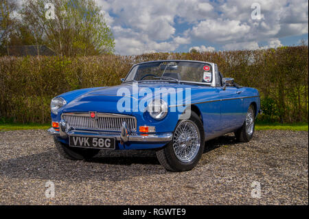 1969 MGC convertibile British Classic Car Foto Stock