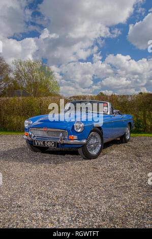 1969 MGC convertibile British Classic Car Foto Stock