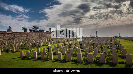 Anzio Cimitero di Guerra, Italia Seconda Guerra Mondiale 2 Foto Stock