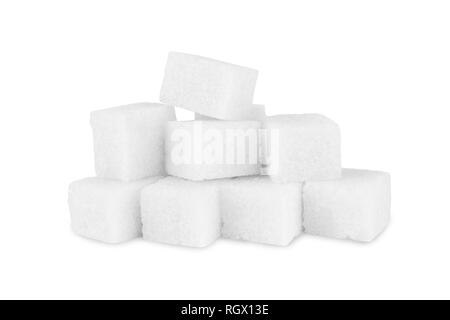 White zollette di zucchero Foto stock - Alamy