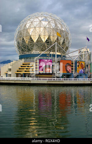 Il Science Center nella città di Vancouver, British Columbia, Canada. Attraverso la scienza e natura, si infiammano la meraviglia e potenziare i sogni. Foto Stock