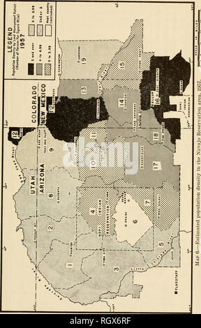 . Bollettino. Etnologia. Johnston] NAVAHO popolazione 129. Si prega di notare che queste immagini vengono estratte dalla pagina sottoposta a scansione di immagini che possono essere state migliorate digitalmente per la leggibilità - Colorazione e aspetto di queste illustrazioni potrebbero non perfettamente assomigliano al lavoro originale. Smithsonian Institution. Ufficio di presidenza di Etnologia americana. Washington : G. P. O. Foto Stock