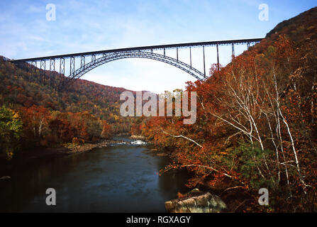 New River Gorge Bridge,West Virginia Foto Stock