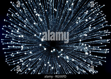 Moderna lampada a Led da sotto. Foto Stock