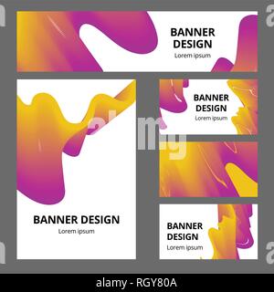Vettore mockup stazionario impostato di realistici di oggetti di Office con disegno astratto l identità del marchio. Bianco set di cancelleria articoli per l identità del marchio e del logo Illustrazione Vettoriale
