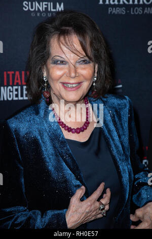 Los Angeles, Stati Uniti d'America. 30 gen, 2019. L'attrice Claudia Cardinale assiste le riprese del Film Festival Italia il 30 gennaio 2019 a Los Angeles, California. Credito: la foto di accesso/Alamy Live News Foto Stock