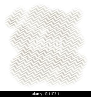 Fawn beige abstract zig zag su sfondo bianco, illustrazione vettoriale Illustrazione Vettoriale