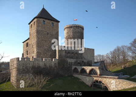 Castelli polacco, castle in Bedzin. Foto Stock