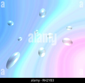 Bolle abstract gradiente dello sfondo Foto Stock