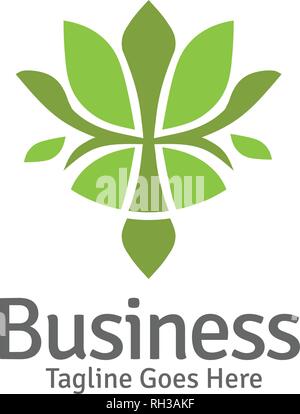 Elegante fiore di loto logo,moderno e semplice logo ispirazioni dal fiore di loto. spa e wellness logo Illustrazione Vettoriale