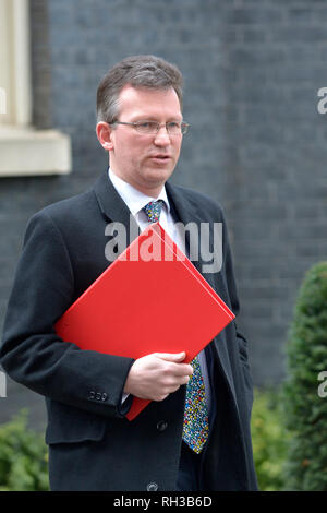 Jeremy Wright MP (Cultura Segretario) lasciando una riunione del gabinetto a 10 Downing Street, Jan 29 2019 Foto Stock