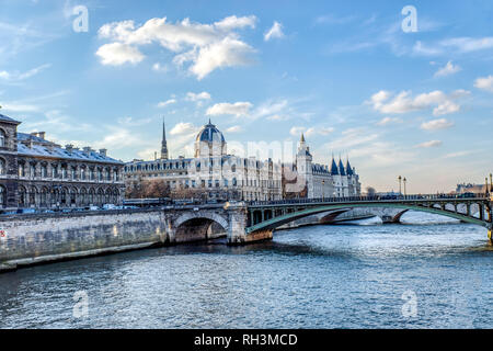 Tribunal de commerce sull'Ile de la Cite - Parigi, Francia Foto Stock