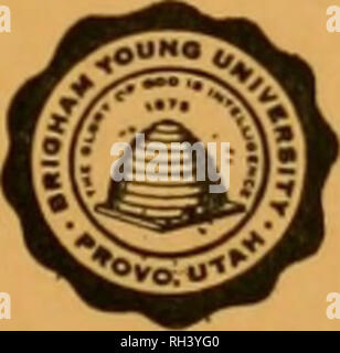 . La Brigham Young University science bollettino. Biologia -- periodici. S-NA-P^ Brigham Young University science bollettino mUS. COMP. Libreria ZOOL 2 GEN 8 1966 L'Università di Harvard a confronto lo studio di popolazione di piccoli vertebrati NELLE AREE DI URANIO DELLA TOMAIA COLORADO river basin dello Utah da Wilmer W. Tanner. Serie biologiche - Volume VII, numero 1 Maggio, 1965. Si prega di notare che queste immagini vengono estratte dalla pagina sottoposta a scansione di immagini che possono essere state migliorate digitalmente per la leggibilità - Colorazione e aspetto di queste illustrazioni potrebbero non perfettamente assomigliano al lavoro originale. La Brigham Young Onu Foto Stock