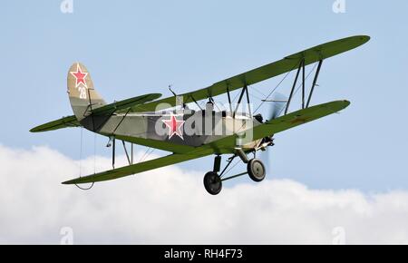 1944 Polikarpov Po2 - servito come un generico biplano sovietica, soprannominato 'Kukuruznik' (mais cutter) Foto Stock