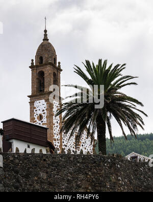 Chiesa di San Andrés de Teixido, vicino Cedeira, Rias Altas, Galizia, Spagna Foto Stock