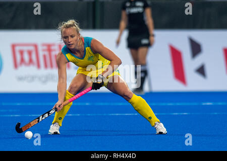 17 novembre 2018 Changzhou, Cina Fieldhockeygame donne Australia v Argentina Champions Trophy 2018 Jane Claxton dell Australia Foto Stock