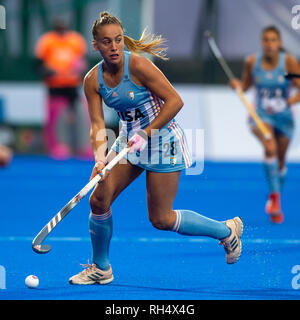 17 novembre 2018 Changzhou, Cina Fieldhockeygame donne Australia v Argentina Champions Trophy 2018 Victoria Sauze di Argentina Foto Stock