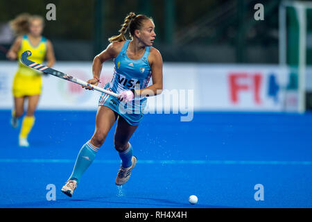 17 novembre 2018 Changzhou, Cina Fieldhockeygame donne Australia v Argentina Champions Trophy 2018 Victoria Sauze di Argentina Foto Stock