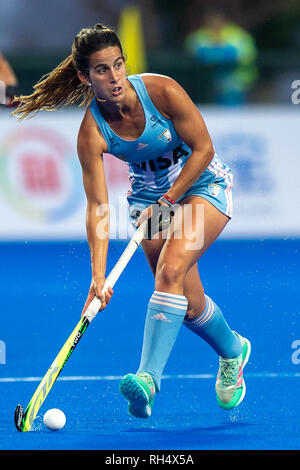 17 novembre 2018 Changzhou, Cina Fieldhockeygame donne Australia v Argentina Champions Trophy 2018 Agostina Alsonso di Argentina Foto Stock