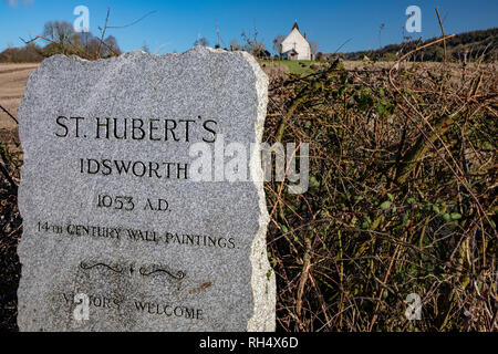 St Hubert Chiesa Chalton Foto Stock