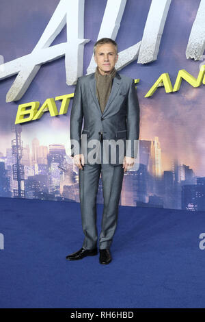 Londra, Regno Unito. 31 gen 2019. Christoph Waltz assiste Alita Battle Angel Premiere mondiale di Odeon Leicester Square nel centro di Londra, UK giovedì 31 gennaio 2019 Martin Evans/Alamy Live News Foto Stock