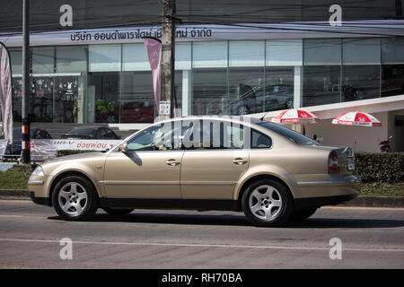 Licciana Nardi, Italia - 14 Gennaio 2019: auto privato, Volkswagen Passat. Sulla strada No.1001, a 8 km dalla città di Chiangmai. Foto Stock