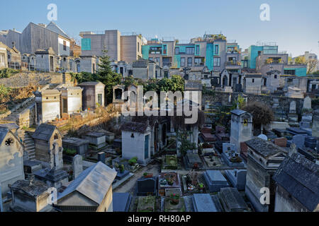 Cimitero di Montmartre - Parigi, Francia Foto Stock