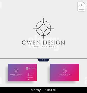 Architettura logo costruzione modello icona vettore di elementi Illustrazione Vettoriale