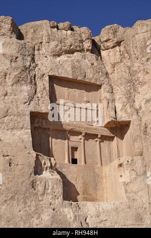 Necropoli vicino PERSEPOLIS, Iran. Foto Stock