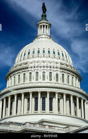Dome, U.S. Capitol Building, Washington, Distretto di Columbia USA Foto Stock