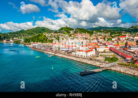 St George, Grenada, dei Caraibi Foto Stock