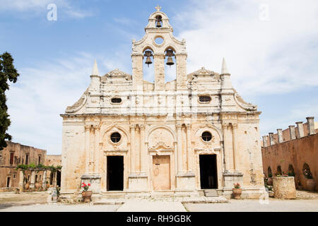 Il Santo Monastero Arkadi in Creta, Grecia Foto Stock