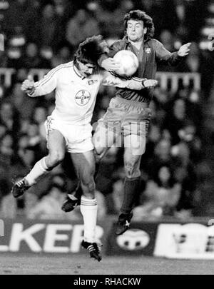 MARK HUGHES, BARCELONA FC, , 1986 Foto Stock