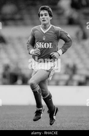 NIGEL CLOUGH, Nottingham Forest FC, , 1985 Foto Stock