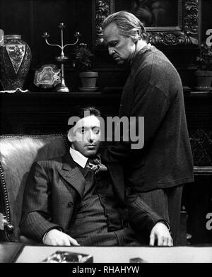 AL PACINO, Marlon Brando, il padrino, 1972 Foto Stock