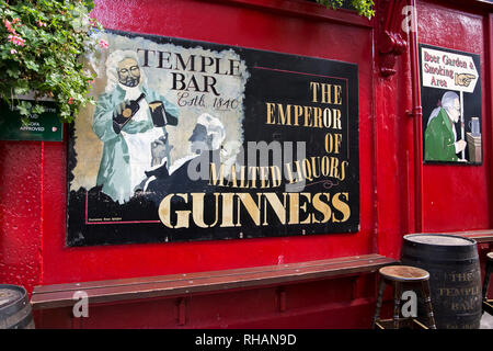 Il Temple Bar a Dublino Repubblica di Irlanda Foto Stock